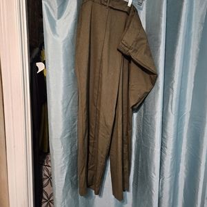 Green dress pants